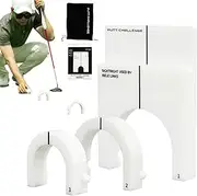 Pro Putting Gates, Golf Hole Portable Putting Hole Cup Pro Putting Gates, Putt Putt Golf Set Includes Protective Bag for Enthusiast, Beginners, Golfers