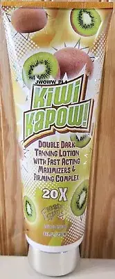 NEW Fiesta Sun Kiwi Kapow! Double Dark Tanning Lotion Sunbed Tan
