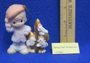 Precious Moments Ornament Saying Oui To Our Love Series of Twelve Fleur de Lis