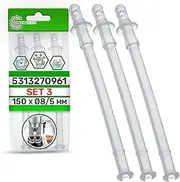 [ONIX TECH] Set of 3 Milk Tubes for Coffee Machines with Original Code 5313270961 for DeLonghi
