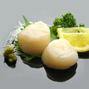 【急鮮配-優鮮配】北海道原裝刺身用大顆M生食干貝1盒(1kg/約26-30顆-凍)