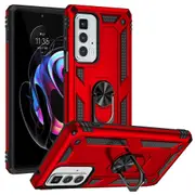 For Motorola Edge 20 Pro Protection Cell Phone Case 110-Degree + 360-Degree Rotating Ring Kickstand
