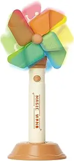 Bubble Machine | Electric Lighted Musical Toy,Fun Windmill Bubble Blowing Toy 3 Gears Adjustable for Toddler Outdoor Backyard Garden Beach Activities