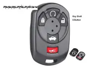 Replacement Remote Start Key Keyless Entry Fob Shell Case Housing Buttons