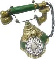 Phone Figurine Vintage Rotary Phone Model Home Phone Rotary Phones Model House Ornament House Telephone Retro Desk Phone Toy Vintage Decor Rotary Telephone Decor Small Rotary Phone