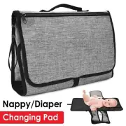 Baby Portable Diaper Travel Nappy Changing Pad Folding Waterproof Mat Diaper Bag
