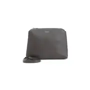 [Khaite] Khaite-Espresso Brown Calfskin Lina Medium Crossbody Bag-Donna OS OS