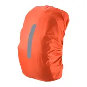 40-50L Waterproof Backpack Rain Cover Non-Slip Backpack Cover M Orange
