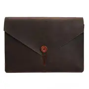15.4 Business Laptop Tablet Bag - Genuine Leather - Universal Fit