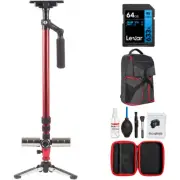 Vivitar Professional 59" Photo/Video Stabilizer, Weighted Base +Accessories Kit