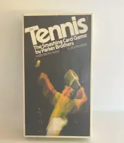 RARE Vintage 1975 TENNIS The Smashing Card Game By Parker Brothers CARDS SEALED
