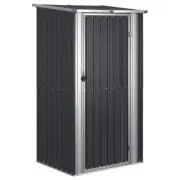 Garden Shed Anthracite Grey 118.5x97x209.5cm Steel Outdoor Storage Tool Workshop