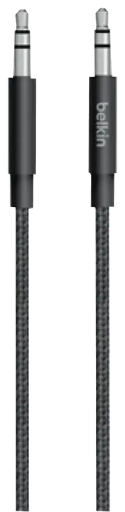 Belkin 3.5mm Aux Premium Braided Cable (Black)