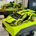 🔥免運🔥相容樂高積木 藍寶堅尼1:8 LAMBORGHINI 跑車積木 蘭博基尼42115 汽車模型益智拚裝男孩禮物【L