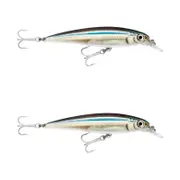 2x Rapala 12cm Saltwater X Rap Jerkbait Fishing Lures - Anchovy