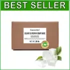 Natural Glycerin Soap Base 20 lbs Bulk - Paraben Free & Moisturizing