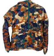 L.L. Bean Jacket Women's XXS Camo Katahdin Insulated Pullover Primaloft Hood NEW