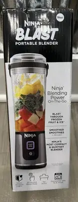 Ninja Blast Portable Blender Cordless,18oz Vessel Personal Blender-for Smoothies