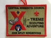 2002 Camp Ripley Rendezvous Red Border pocket patch