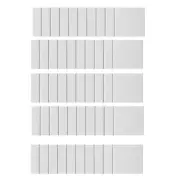25 Pcs Magnetic Painting Canvas Panel Magnetic Canvas Boards Canvas Blank2255