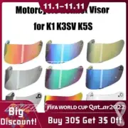 Visor Lens Replacement For AGV K1 K3SV K5 5S Helmet Shield Anti-UV Pinlock Ready