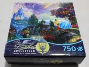 Disney Thomas Kinkade Cinderella Prince Castle Puzzle 750 Pieces 24x18 NEW Dream