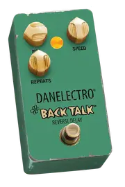 Danelectro Back Talk Reverse Delay Guitar Pedal with True Bypass