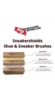 Sneaker Shields Sneaker Shoe Bristle Brush Light Medium Tough