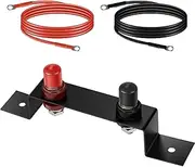 Battery Jump Post Waterproof Copper Battery Jumper Relocation Kit Insulated Fast Battery Charging Post Replacement Car Accessories for Car Truck RV Tractor Boat