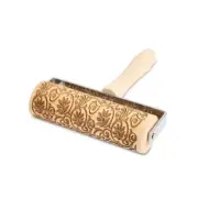 SET of 3 Embossed Mini Rolling Pins, Spring Flowers , Floral Scroll & Hearts