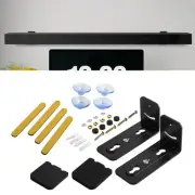Sound Bar Mounts Steel Under TV Soundbar Shelf Stand for Lobbies Bedrooms Hotels