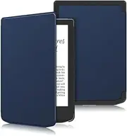 Kepuch Custer Case Compatible for Pocketbook Verse Pro PB629 PB634,Ultra-Thin PU-Leather Hard Shell Cover - Blue