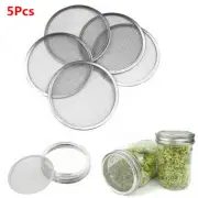 5Pcs _70/86mm Sprouting Mesh Screen Strainer Filter for Mason Jars Canning