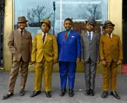 African American Boys Dressed up 1941 Mousepad Computer Mouse Pad 7 x 9