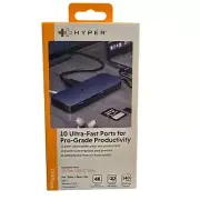 Hyper HyperDrive Next 10 Port USB-C Hub Portable Travel Essentials HD4005GL 90