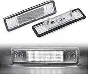 DEMULAX, for Vauxhall, for Opel, Astra G Vectra B Tigra Zafira A SMD White LIGHT License Plate Lights Auto Tag Lamps 90213642 1224143 LED Rear Taillight Car Number Plate Light