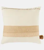 [The House of Lyria] The House of Lyria Chlore silk and linen-blend cushion One Size beige