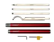 VINWOX 8 PCS Carbide Wood Lathe Turning Tool Set, Carbide Lathe Turning Tool,...