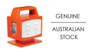 Brand New Arlec 4 Outlet Portable Power Block With RCD Safety Switch 10A 2400W