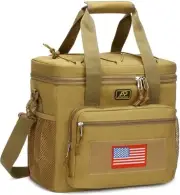 Lunch Box for Men, Tactical Bag MOLLE Webbing Leakproof Insulated Large Cooler