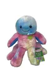 Build A Bear Cubscription 12" Plush Octopus w/ Tag Tie Dye Rainbow Culture Fly