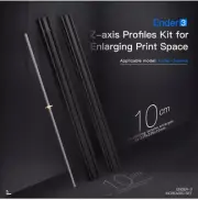 Creality Z-Axis Extension Profiles Kit Enlarging Height Ender 3 Series AU Stock