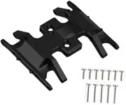 RC Vehicle Chassis with Motor Mounting Holder for Mini Toys, Black