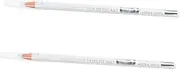 TOVINANNA 2pcs Eyebrow Pencil Eyeliner Brush White Eyeliner Pencil Long-lasting Makeup Pen