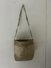 NEW ALICE MCCALL BEIGE RATTAN SMALL SHOULDER BAG
