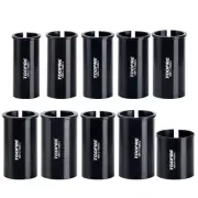 Seat post tube Black Bike Cycling Tool Sleeve Reducer Converter Adapter