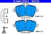 ATE Disc Brake Pad Set For MINI Clubman Countryman Paceman Roadster 34116770251 (for: Mini)