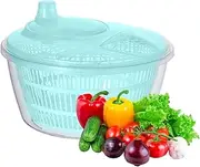 Salad Spinner - Salad Spinner with Bowl, Vegetable Dryer for Green Vegetables | Large Capacity Salad Spinner BPA Salad Spinner