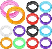 20Pcs Silicone Scissors Finger Rings Hair Trimming Protectors Comfortable Grooming Accessories for Home Salon Use Skid Flexible Durable