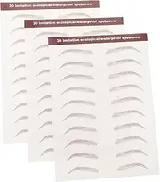 MERRYHAPY Eyebrow Stickers Temporary for Women Natural 3d Shape Easy Portability for Travel